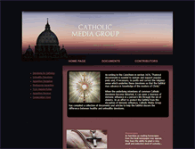 Tablet Screenshot of catholicmediagroup.com